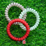 Teleties Spiral Hair Coils | Large - Go Bucks! - Lace and Grace Boutique