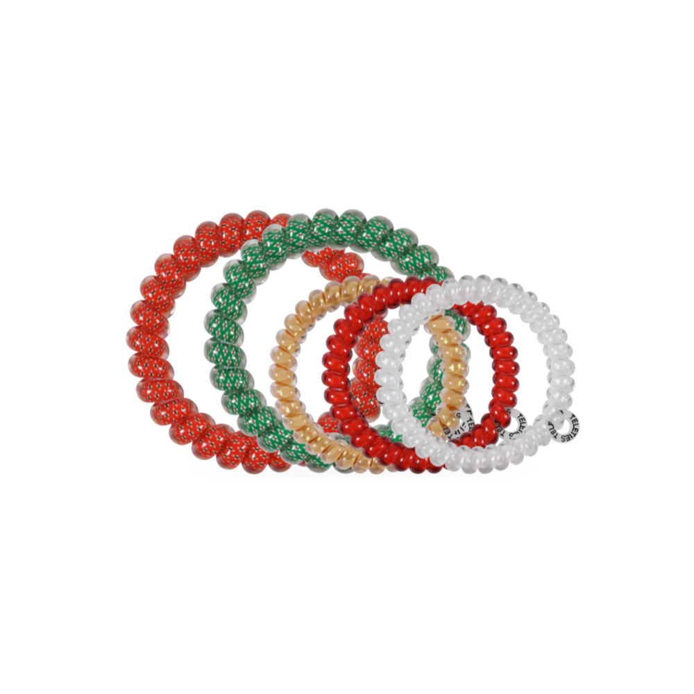 Jolly & Bright | Mix Pack| Hair Ties - Lace and Grace Boutique