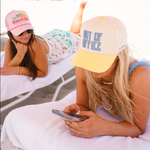 I’m Nicer When I’m Tan Trucker Hat - Pink - Lace and Grace Boutique