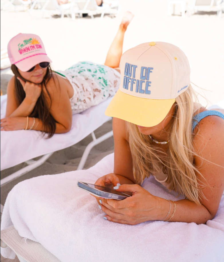 I’m Nicer When I’m Tan Trucker Hat - Pink - Lace and Grace Boutique