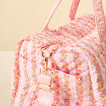 On-The-Go Quilted Weekender Bag - Petal Parade Pink - Lace and Grace Boutique