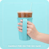 Swig Saddle Stitch Cream Iced Cup Coolie - Medium