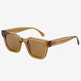 FREYRS Atlas Acetate Rectangular Sunglasses - Brown
