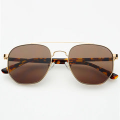 FREYRS Austin Unisex Sunglasses - Gold/Brown - Lace and Grace Boutique
