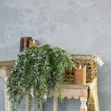 Snow Frosted Draping Juniper Pick - 47"