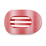 Teleties  Round Flat Hair Clip | Small - Calming Coral