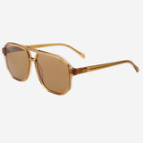 FREYRS Billie Unisex Aviator Sunglasses - Brown