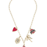 Ohio State Buckeyes Paper Clip Charm Necklace