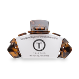 Teleties Classic Hair Clip | Large - Tortoise