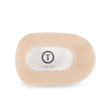 Teleties Round Flat Hair Clip | Medium - Almond Beige