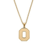 Ohio State Buckeyes 24K Gold Plated Pendant Necklace