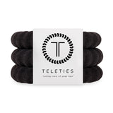 Teleties Nylon Hair Ties | Large - Jet Black