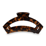 Teleties Open Hair Clip | Large - Tortoise