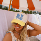 Out Of Office Trucker Hat - Butter Yellow