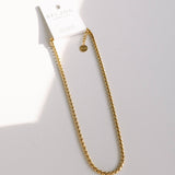 Twisted Rope Chain Necklace - Lace and Grace Boutique