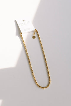 Twisted Rope Chain Necklace - Lace and Grace Boutique