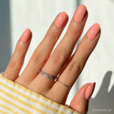 Glamnetic Press On Nails - Peach Coral - Lace and Grace Boutique
