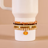 Autumn Glow Tumbler Bracelet Stack