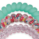 Teleties Spiral Hair Coils | Large - Spring Splash