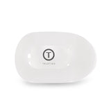 Teleties Round Flat Hair Clip | Medium - Coconut White