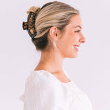 Teleties Open Hair Clip | Large - Tortoise