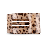 Teleties Flat Rectangle Hair Clip | Medium - Blonde Tortoise