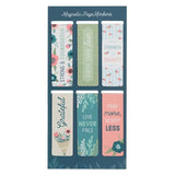 Christian Magnetic Bookmarks | Floral Garden Set