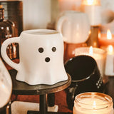 Ghost Figure Coffee Mug - Off White