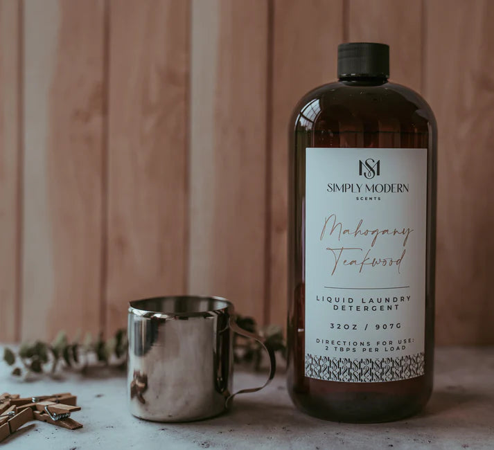 Simply Modern Luxury Laundry Detergent - Mahogany Teakwood - Lace and Grace Boutique