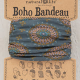 Boho Bandeau by Natural Life - Sage Gold Medallion