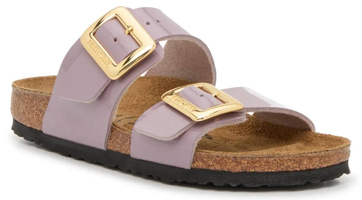 Birkenstock Sydney Luxe Buckle Birko-Flor Sandal - Graceful Orchid - Lace and Grace Boutique