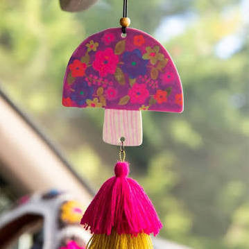 Natural Life Car Air Freshener -  Mushroom - Lace and Grace Boutique