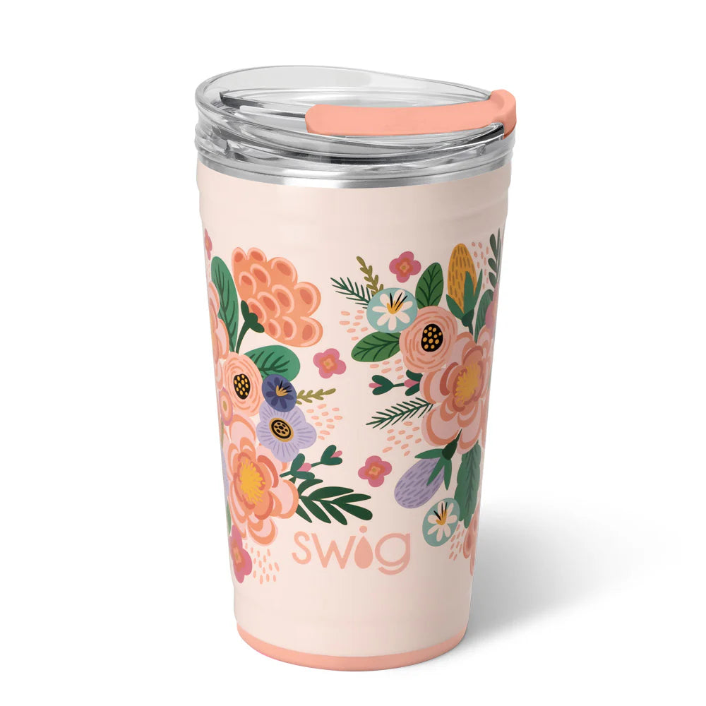 Swig Full Bloom Party Cup 24oz - Lace and Grace Boutique