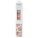 Swig Full Bloom + Coral Reusable Straw Set - Lace and Grace Boutique